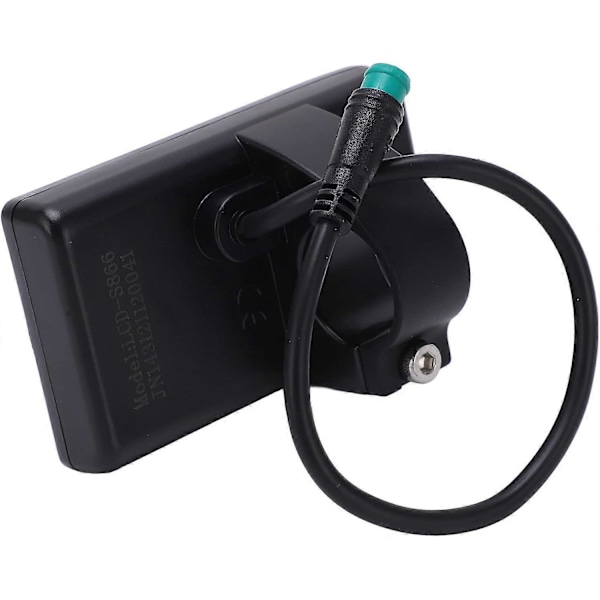 LCD Display Meter S866 Display Meter Kontrollpanel med Vanntett Plugg Elektrisk Sykkel LCD-skjerm