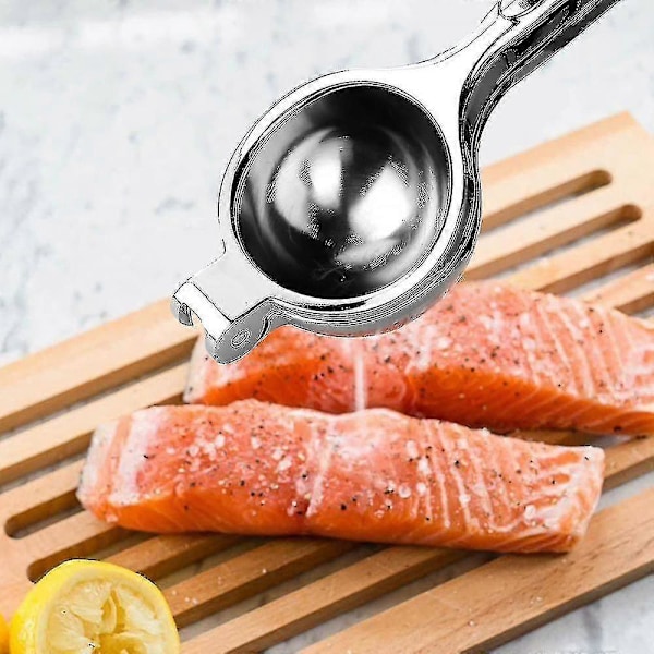 Citron- och Limepress i Rostfritt Stål, Manuell Citruspress