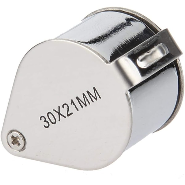 2 kpl Kultaseppien Luppi - 30x 21mm Lasinen Suurennuslasi Koruille