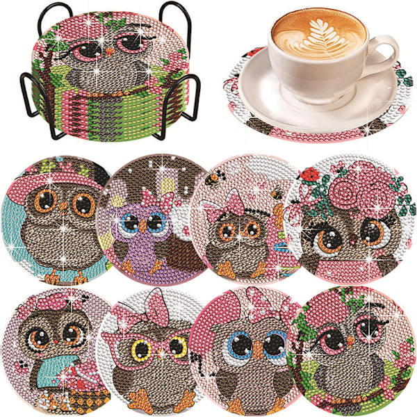 #Timanttimaalatut Aluslaatat DIY Käsintehty Timanttitarrat#