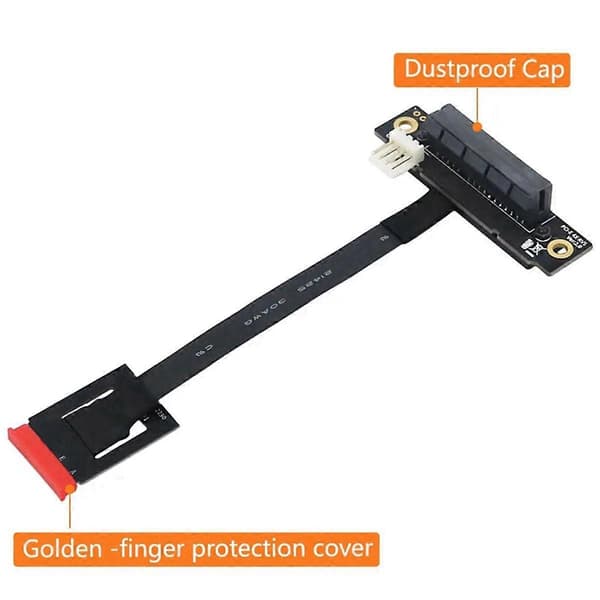 270 asteen M.2 NGFF Dual Key A-E - PCI-E 4X -sovitinkaapeli PCI-E-testilaitteen jatkojohtoon