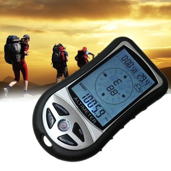/#/Elektronisk höjdmätare termometer elektronisk navigering GPS/#/