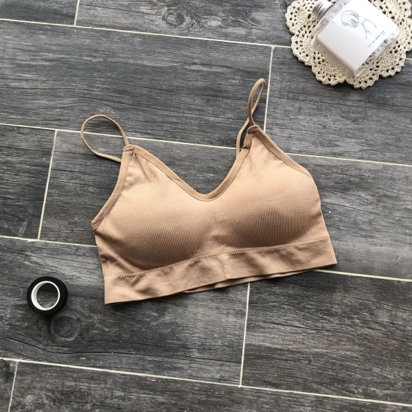 4 delar (L) Camisole BH med vadderad för kvinnor