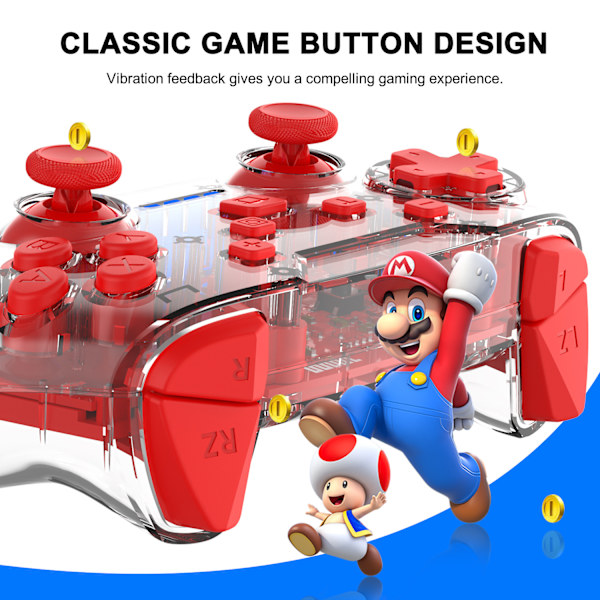 Kontroller för Nintendo Switch/Switch Gamepad (svart)