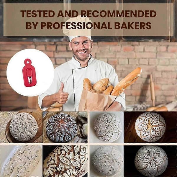 CreativeBread Dejværktøj til dej Brød Bagerekvisit Brødoverflader Tekstur Skæring til bageri