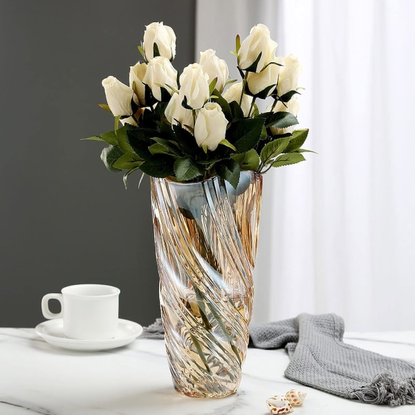 Moderne Minimalistisk Glas Blomstervase Nordic Floral Håndlavet H