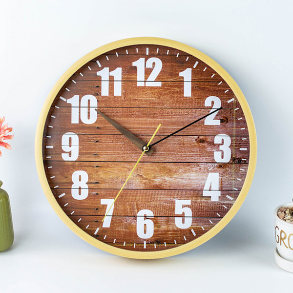 #Kreativ vintage väggklocka, 30 cm#
