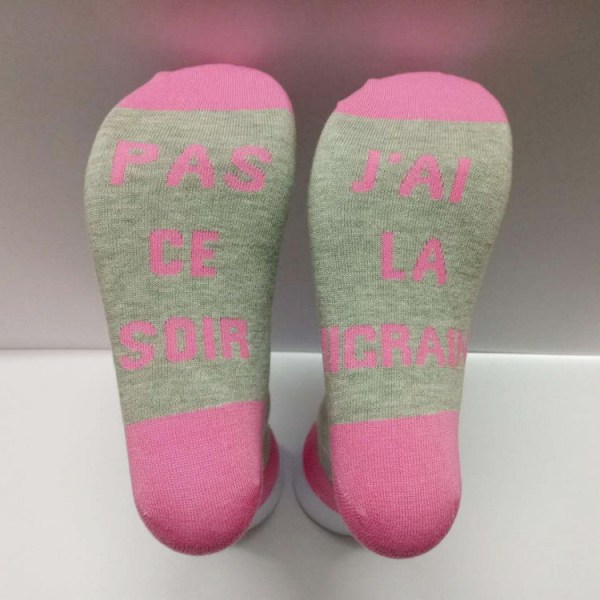Pink sjove sokker, sjove sokker novelty korte sokker novelty gave