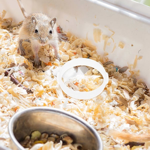10 stk. DIY Hamster Musebur Tunnelringe Udskiftningsrør Ringe Konnektorer