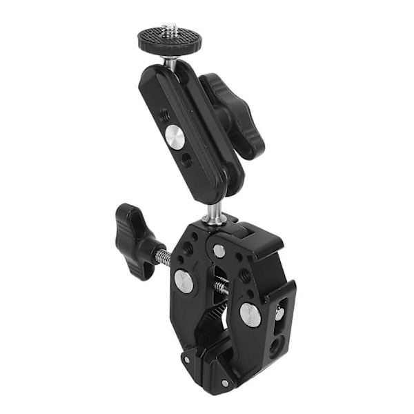 Super Clamp Kameramonteringsklämma Kulled Articulating Arm med Klämma och Adapter med 1/4 Tums Gängat Hål för Digital SLR Monitor LED-lampor