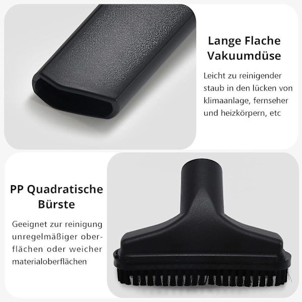 6 kpl Pölynimurin Lisävarusteet Suulakkeet, Huonekaluharja Pölynimurin Lisävarusteet, Pölynimureille, Joiden Sisähalkaisija on 32 mm