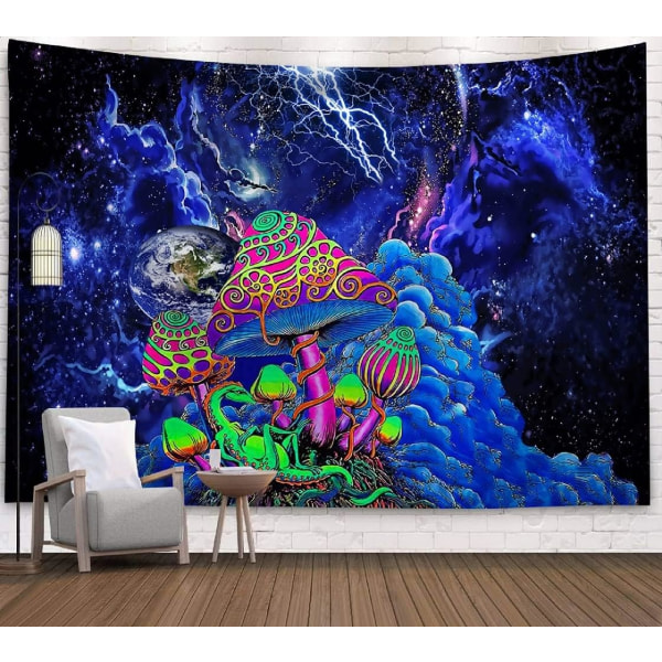 Nebula Galaxy vägghängande, psykedelisk hippietapet abstrakt