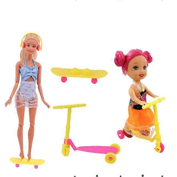 99 Osainen Barbie-nuken Tarvikesetti Pieni Lelu A