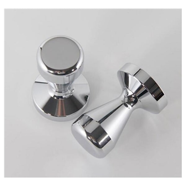 #Kaffe Presse 51 mm i 430 Rustfrit Stål Kaffe Presse Espresso Kaffe Tamper Køkken Tilbehør med Silikon Pude#