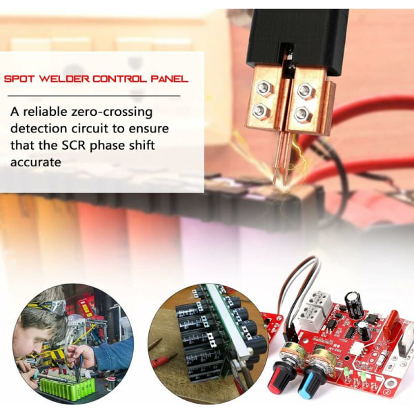 (100A) Spot Soldering Iron Control Board, Time and Current Contro