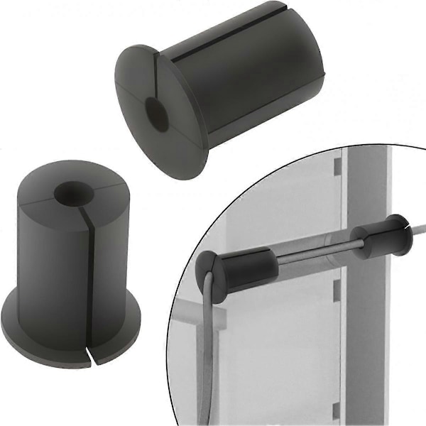 2 kpl Kaapelinreitityssarja 1\" seinäaukkoon, Kaapelin läpivientiholkit, Seinätiiviste, Kumitarvikkeet - 7*9*2,5 cm