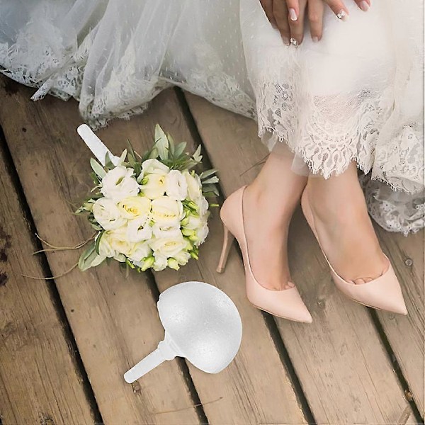 3 Sett Brudebukett Holdere Bryllup Blomsterbukett Håndtak DIY Blomsterholder