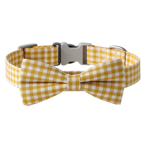 #Söt fluga för hund med gul fluga#