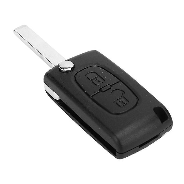 2 Knapper Bilnøkkel Fob Etui Nøkkel Shell Deksel Erstatning Passer for Citroen