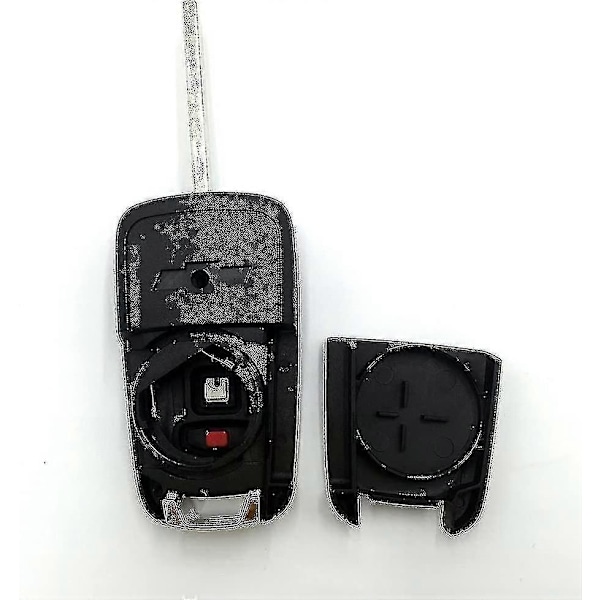 Nøkkelfri Flip Folding Nøkkelhus Fjernkontroll Nøkkelveske Fob Erstatning 4 Knapper For Camaro 2010 2011 2012 2013 2014