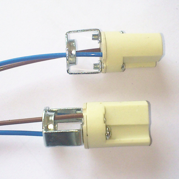 #G9 Lampehættere 0,75 mm² Silikontråde/LED/CFL/Keramiske Halogenpærer Sokkelforbindelse Keramik 10 Pak G9 250 Volt#