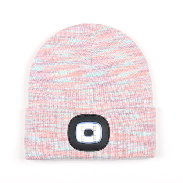 /#/Hatt og skjerf lue med LED-lys LED lue opplyst hodelykt lue/#/