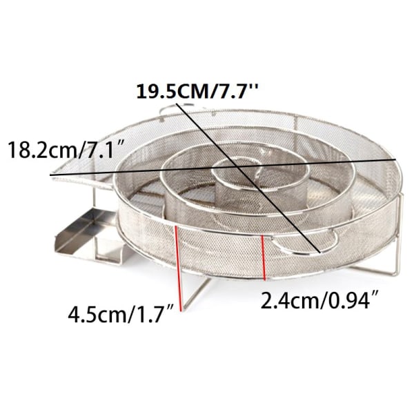 Kallröksgenerator för Kött Fisk Rökare, Grill Fontain