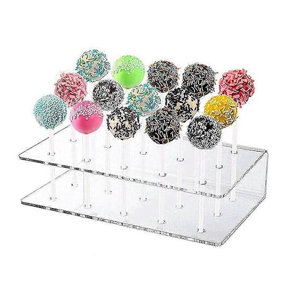 Lollipopställ godishållare ställ lollipop display rack tårtställning tårtställ party lollipopställ tårtbas genomskinligt ställ