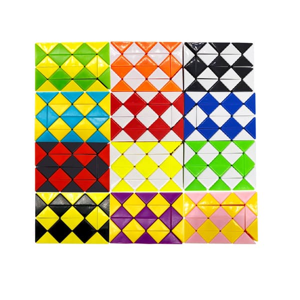 #3 stk. Slange Magic Cube Mini Twister Legetøj til Børn og Voksne Børnefødselsdagsgave#