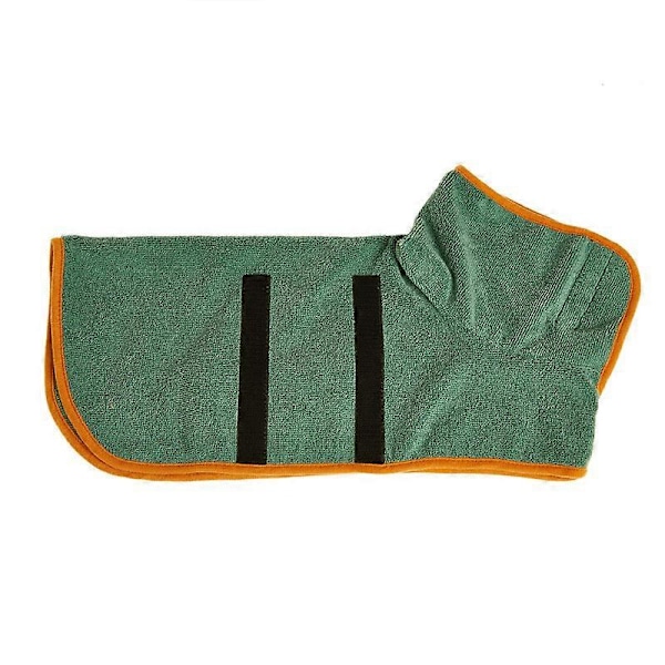 Hundtorkrock Badrock Handduk, Mikrofibermaterial Snabbtorkande Superabsorberande Hundbadrock, Snabbtorkande Fuktabsorberande Husdjur med Justerbar