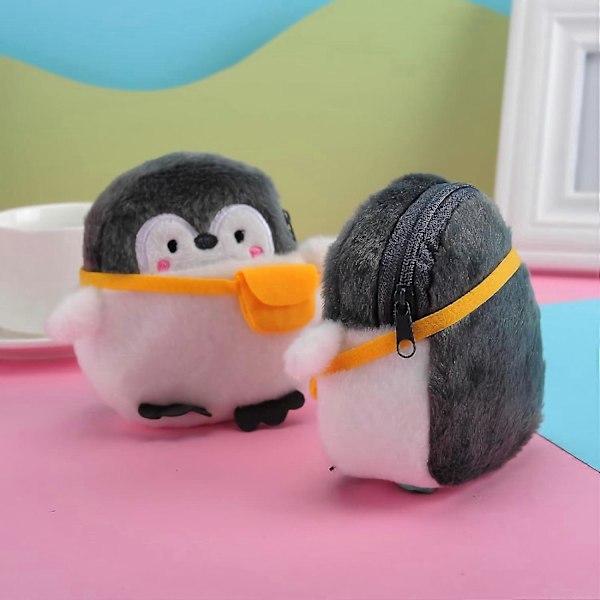 Kawaii pingviinilompakko, uutuus kawaii -kukkaro mini meikkipussi söpö lompakko pieni kolikkolaukku asusteet