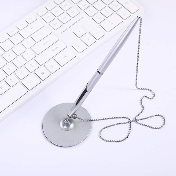 Kontor Metal Signaturpen Skrivepen Elegant Bordplade Kuglepen