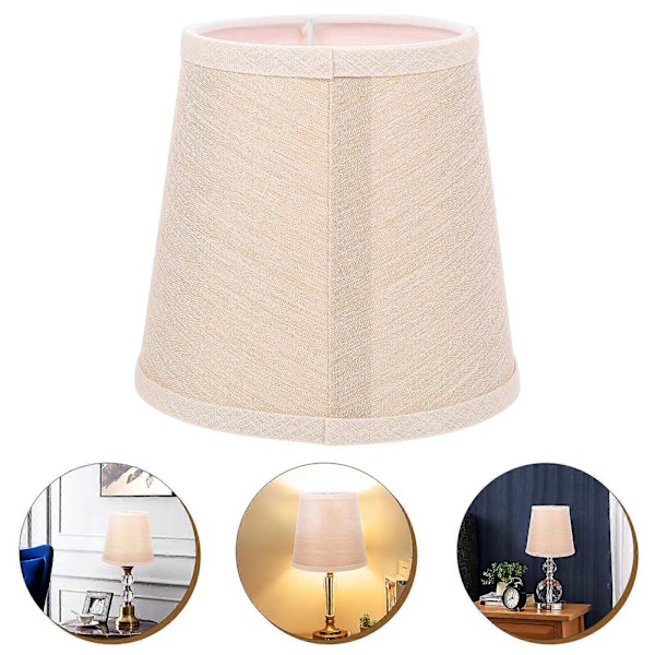 Ersättningslampskärm Skrivbordslampskärm Tyg Lampskärm Sänglampskärm