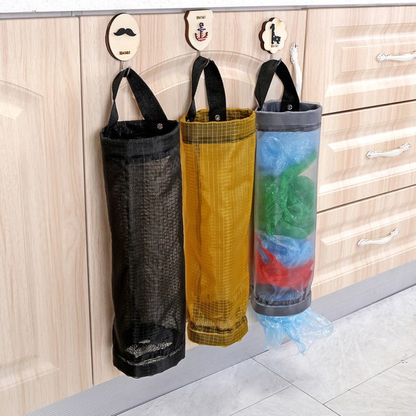 /#/3-pack tvättbara vattentäta förvaringspåsar i plast med hopfällbar väggmontering（gul svart grå）ingen krok/#/