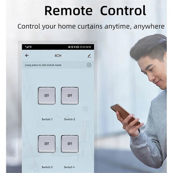 Tuya Zigbee 4 CH Smart Switch Sensor Passiv Tør Kontakt AC85-250V Switch Adgangskontrol Relæ Controller