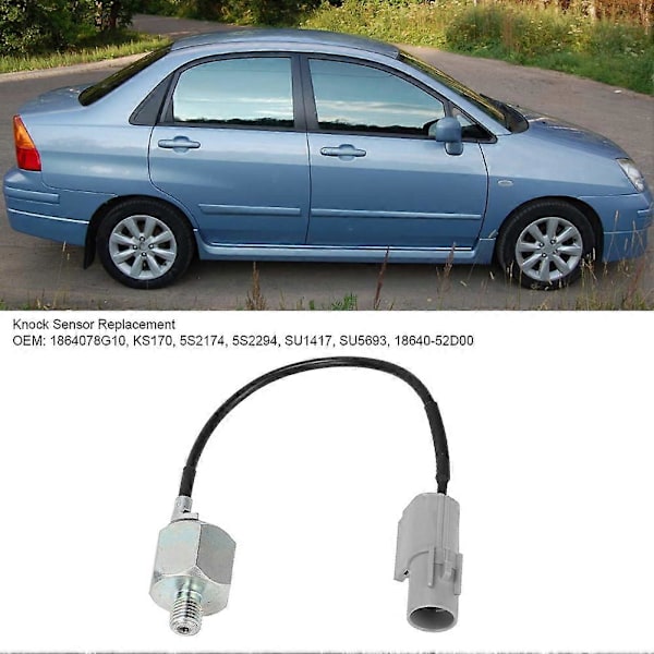 Knocksensor Passer til Suzuki ALTO (FF) 1.1 (RF410) F10D F10DN 1061 46 4 Hatchback 04-08 KS170