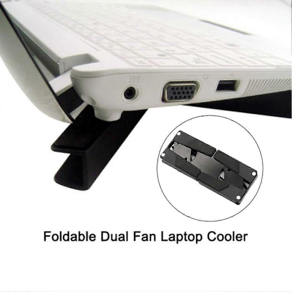 Computer Cooler Højtydende Anti-ridse ABS Universal Foldbar Computer Cooler til Laptop