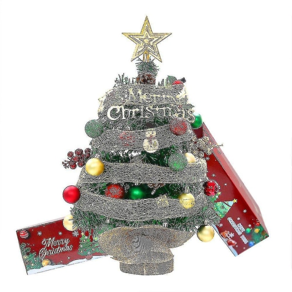 45 cm mini julgran med led-ljusIngen lampfärg2