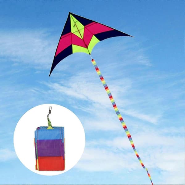 Super Nylon Stunt Drage Hale Regnbue Line Drage Tilbehør Børnelegetøj