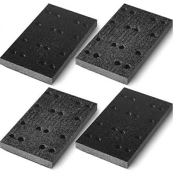 4 st Mjuka Svarta Skumslipdynor Interface Sander Stöddyna för RS400 LS130 Slipmaskin