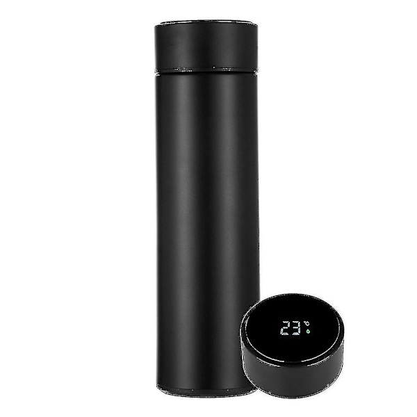 500ml Rostfritt Stål Termos Vakuum Smart Led Digital Termosmugg