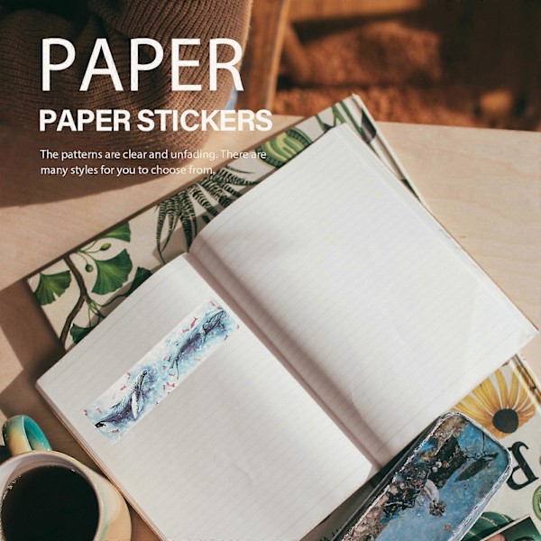 6 Rullar Utsökta Scrapbook Tejp Chic Pappershandel Dekaler
