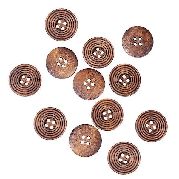 Klassiske retro runde treknapper DIY håndlagde klesplagg tilbehør kvalitets treknappsett knapper