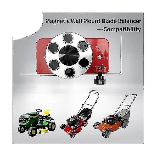 42-047 Magnetisk Väggmonterad Bladbalancerare, för Stihltroy, ersättning 339075b, Balanserar Blad Efter Slipning A -gt