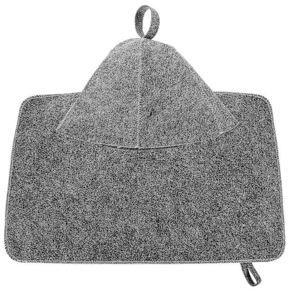 1 Set Vattenabsorberande Bastuhatt Återanvändbar Bastuhatt Kit Bastuhatt Stilfull Bastuhatt Pad Kit