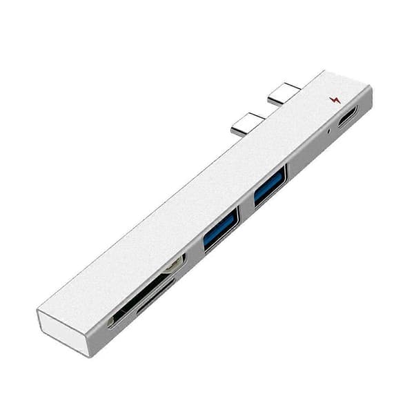 Multifunksjonell Multi Type-C Hub med SD/TF-kortleser USB2.0-grensesnitt