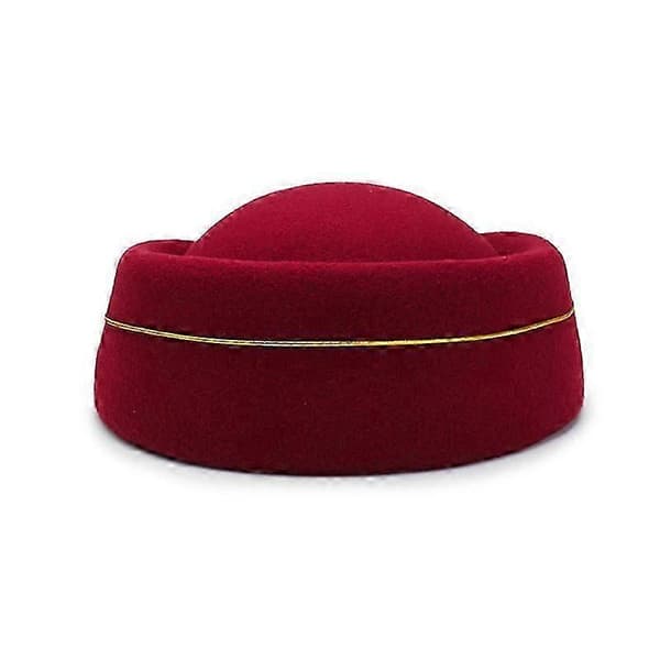 Dam Shell Ull Stewardess Hatt brittiskt band Performance hatt (Kungsblå)