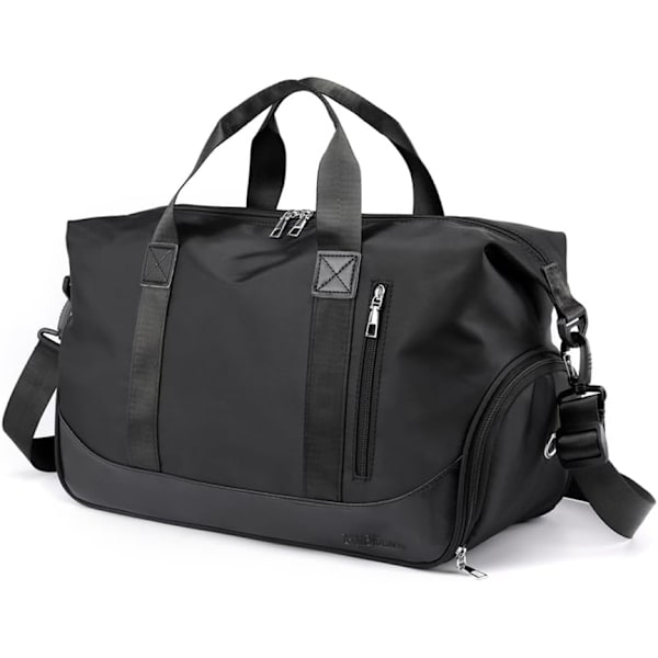 #Dufflebag for menn og kvinner - svart - med skoavdeling og #