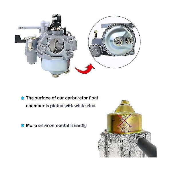 Karburator til Gx390 Gx340 Motor 11hk 13hk Motor 16100-ze3-v01 Vandpumper Wt40xk1 Wt40xk2 Wt40xk gx20241207203