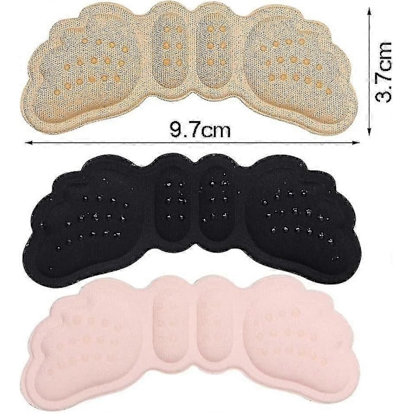 6 paria kantapään pitimiä, 3 mm paksuja itseliimautuvia kantapään pitimiä löysiin kenkiin, lahja